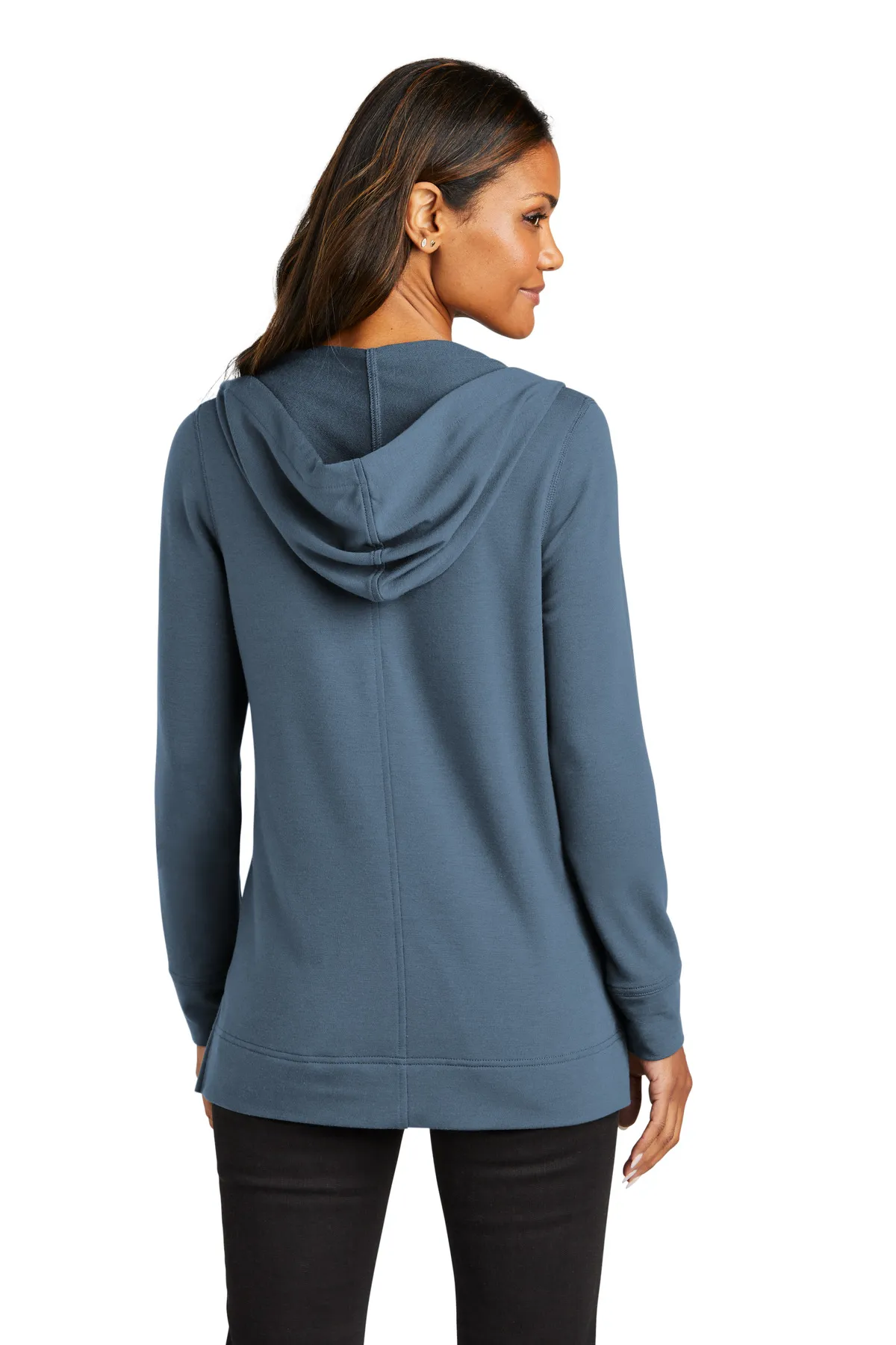 Port Authority Clothing LK826 Port Authority Ladies Microterry Pullover Hoodie SKU: LK826