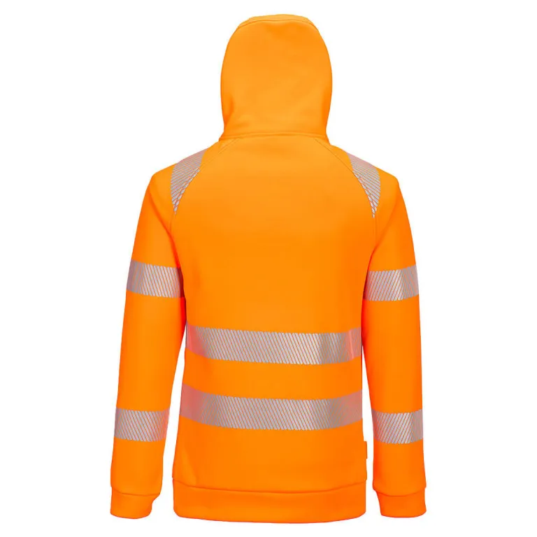 Portwest DX4 Hi-Vis 1/4 Zip Hoodie