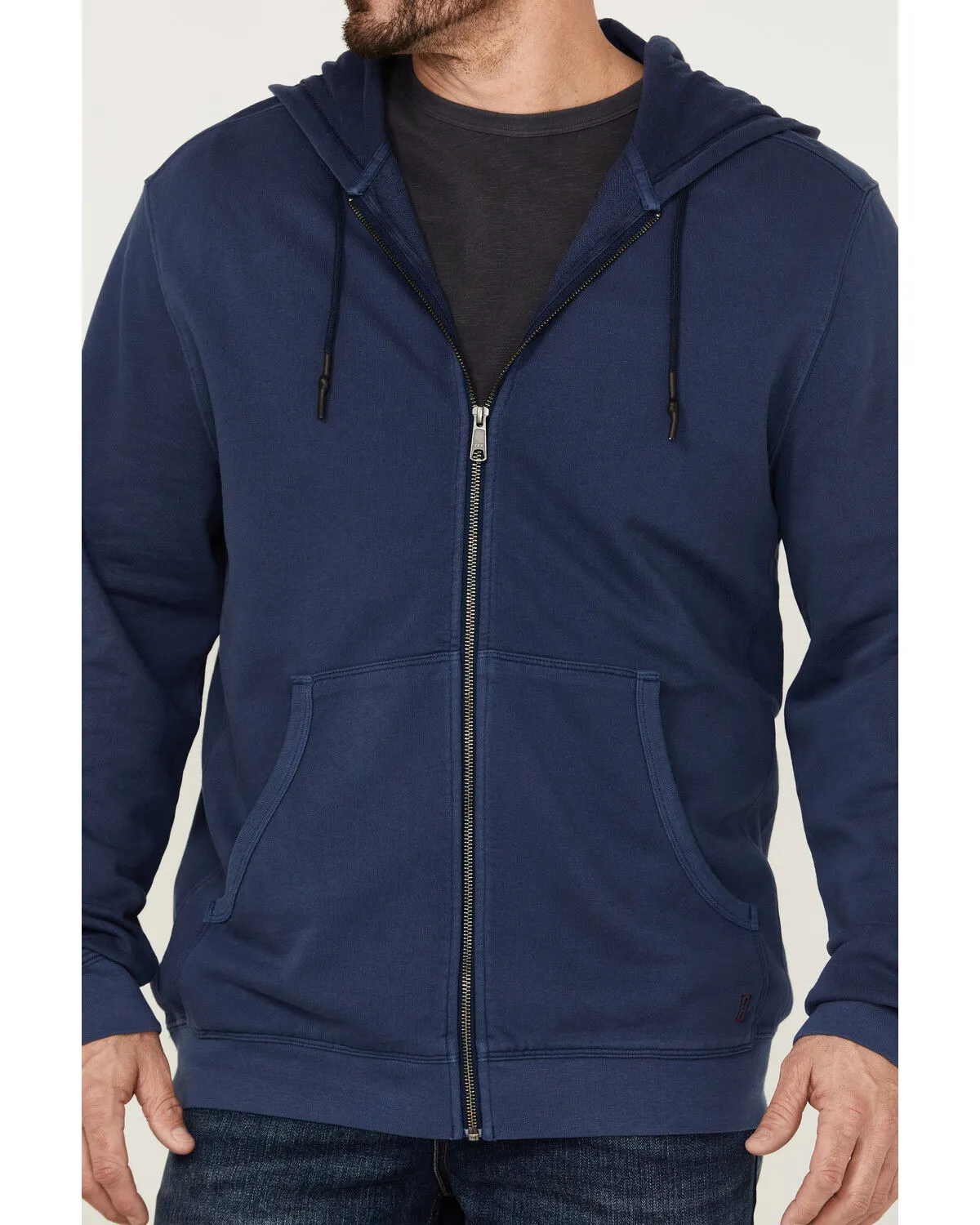 Product Name:  Brothers and Sons Men's Weathered French Terry Zip-Front Hooded Jacket