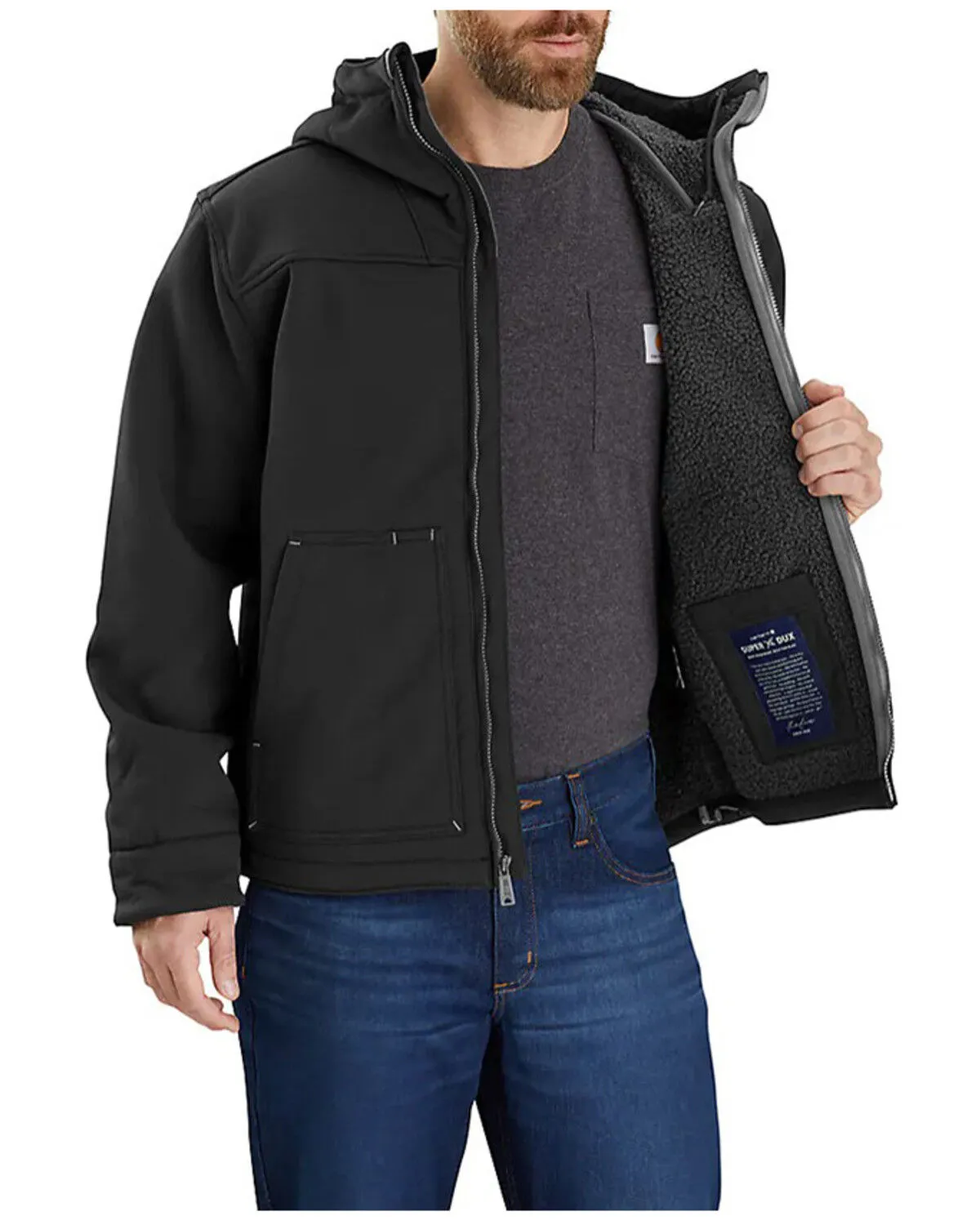 Product Name:  Carhartt Men's Super Dux Sherpa-Lined Hooded Work Jacket - Tall