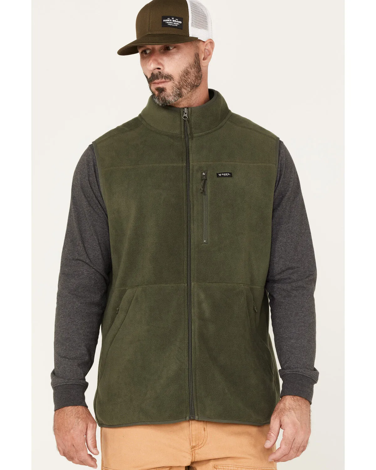 Product Name:  Hawx Men's Fleece Zip Vest