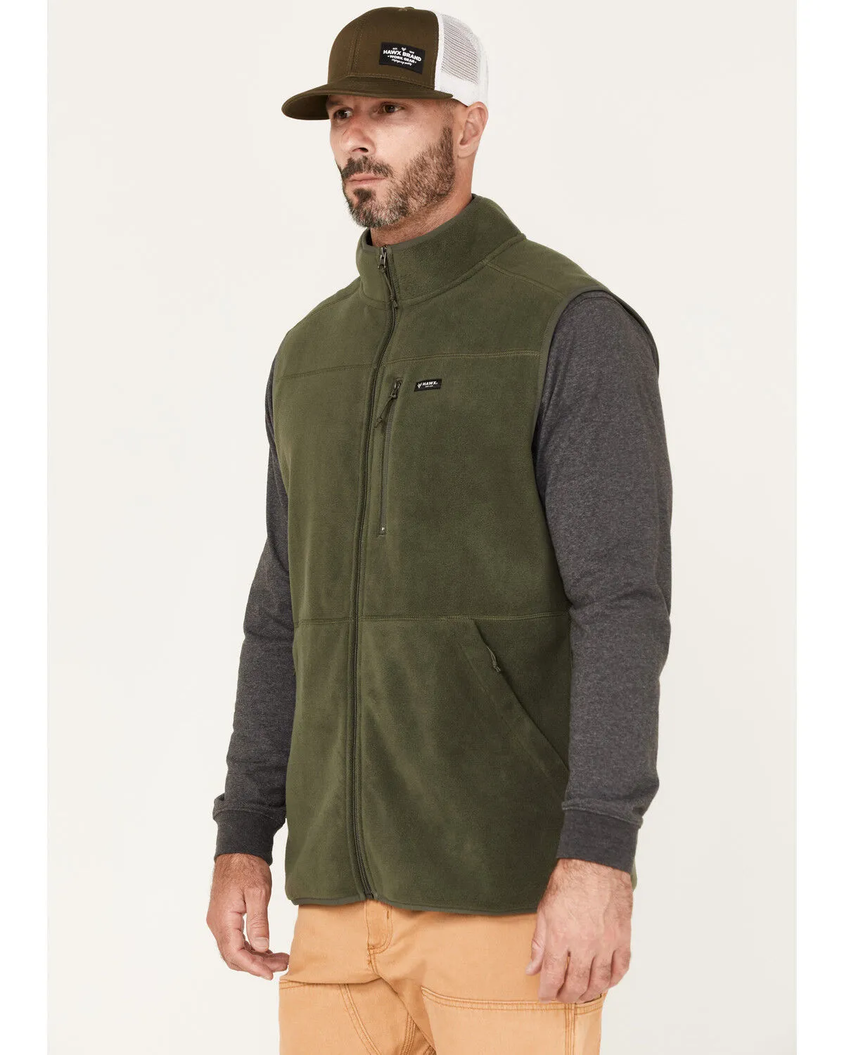 Product Name:  Hawx Men's Fleece Zip Vest