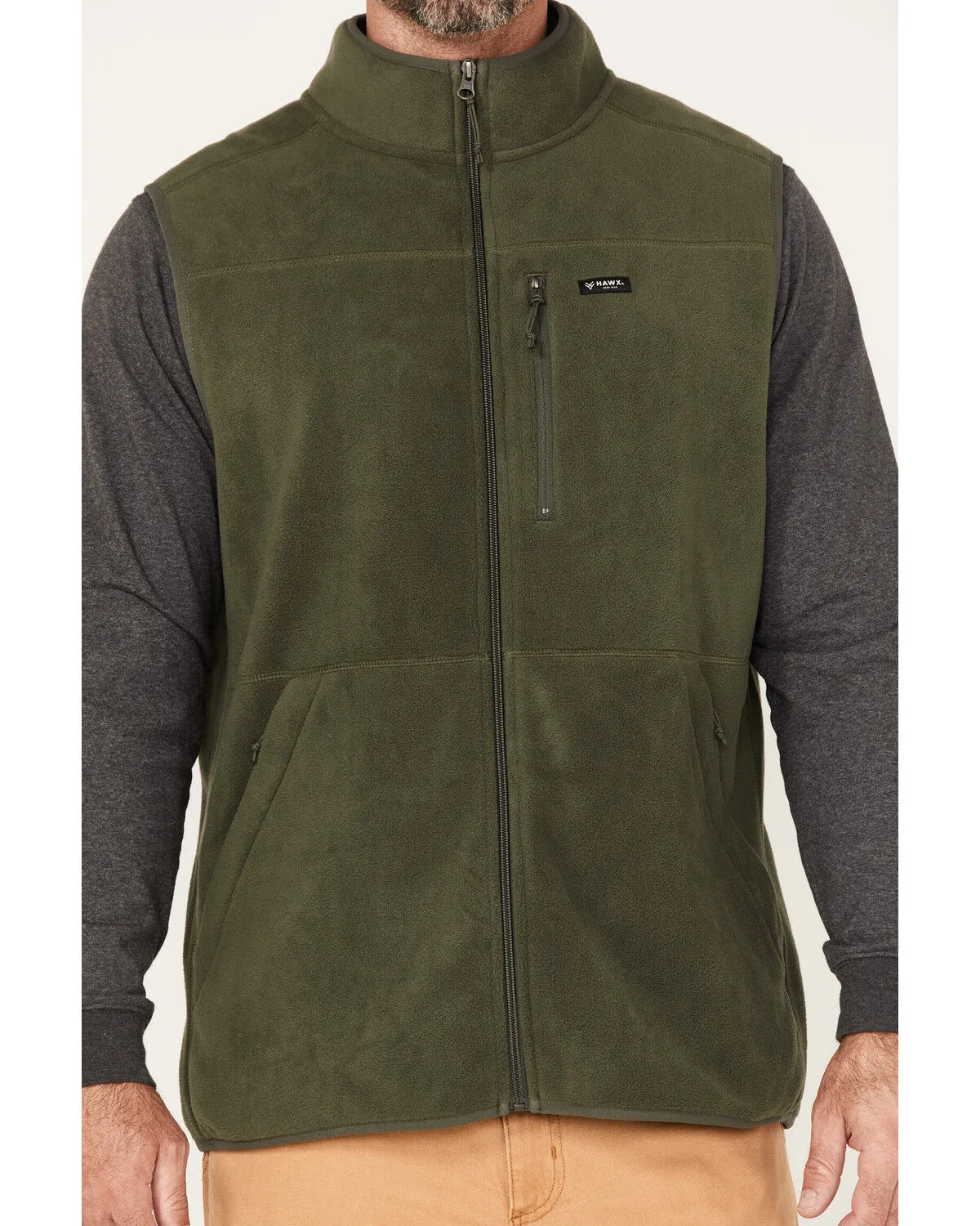 Product Name:  Hawx Men's Fleece Zip Vest