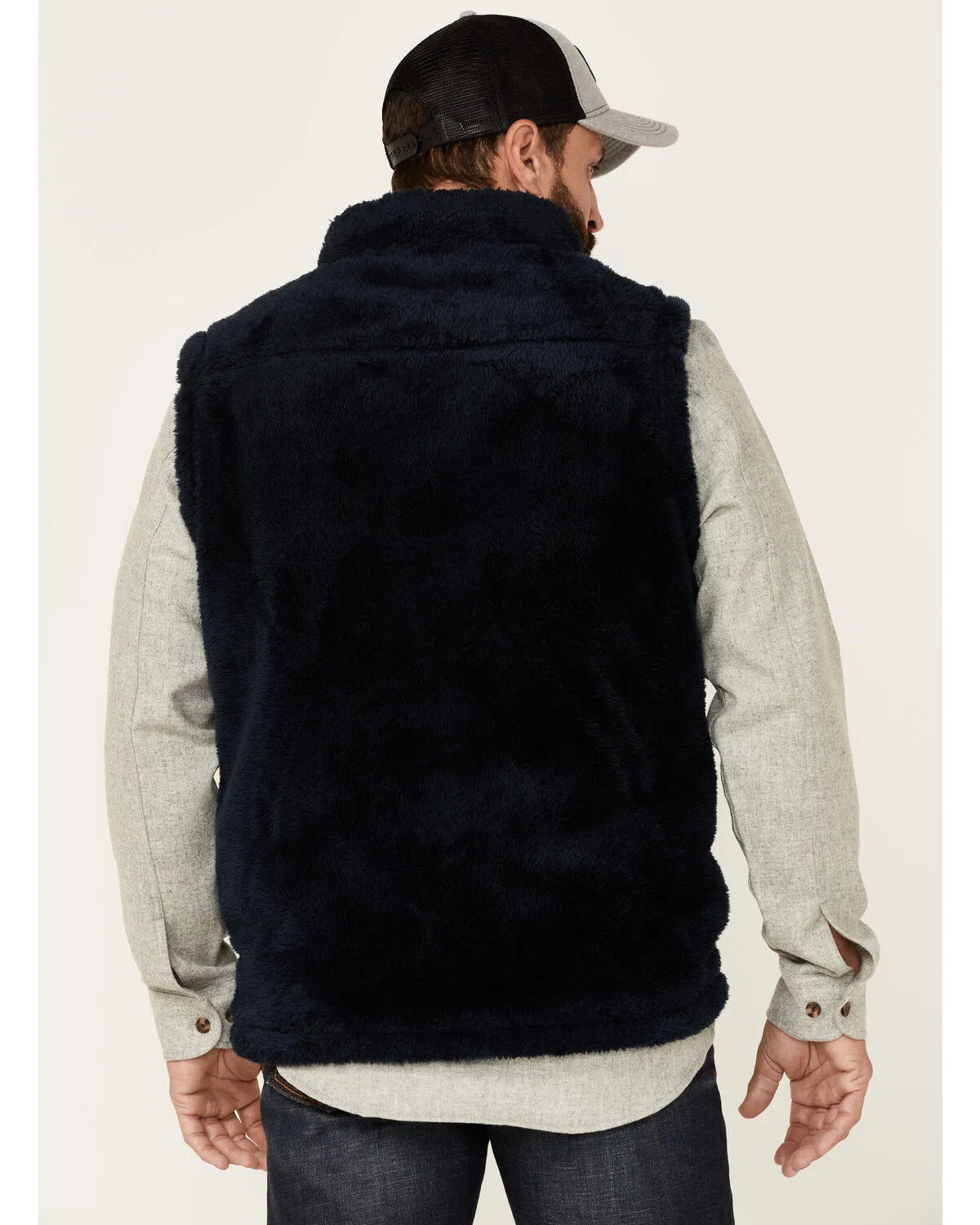 Product Name:  Moonshine Spirit Men's Kern Valley Faux Fur Zip-Front Fleece Vest