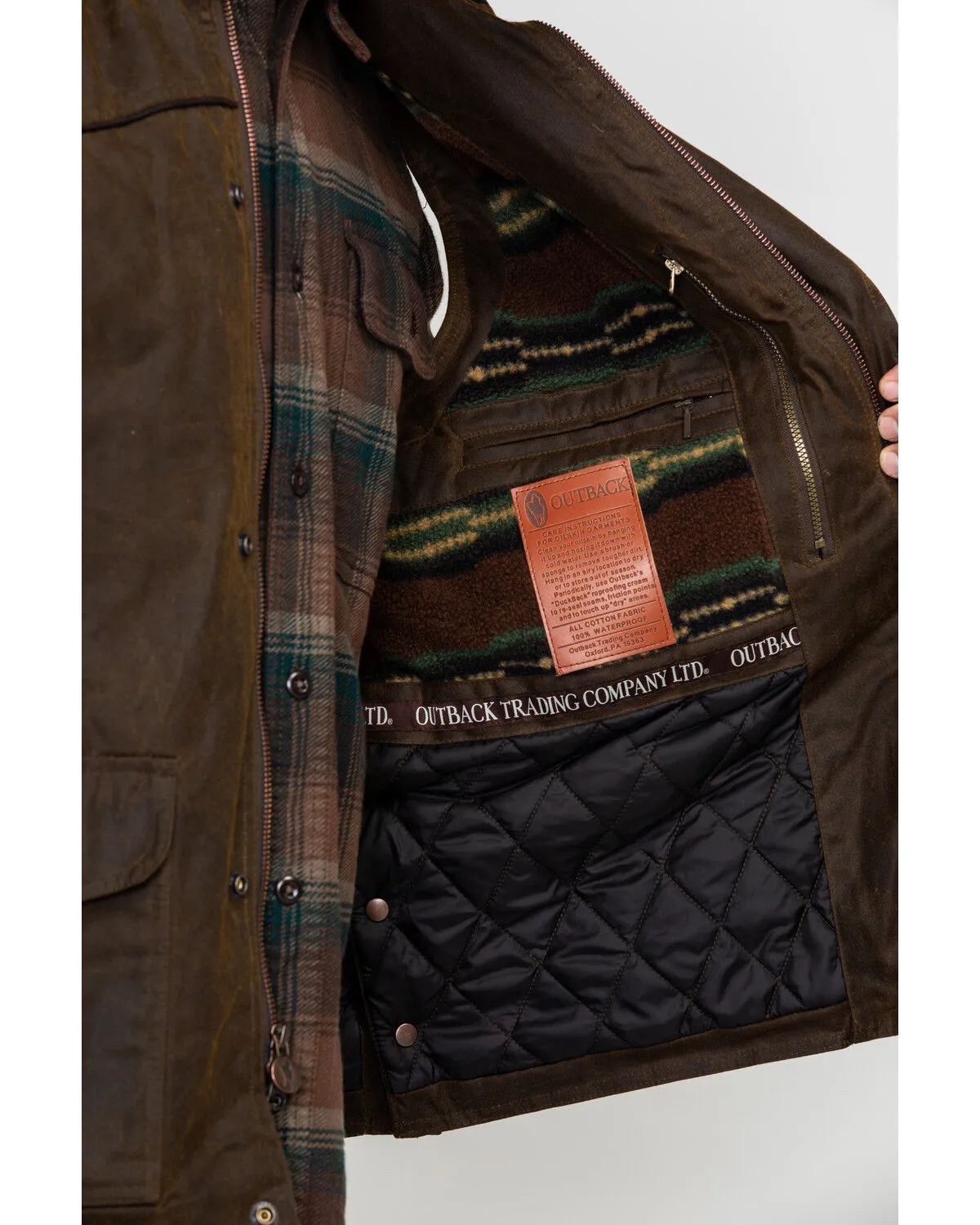 Product Name:  Outback Trading Co Men's Magnum Fleece Lined Oilskin Vest