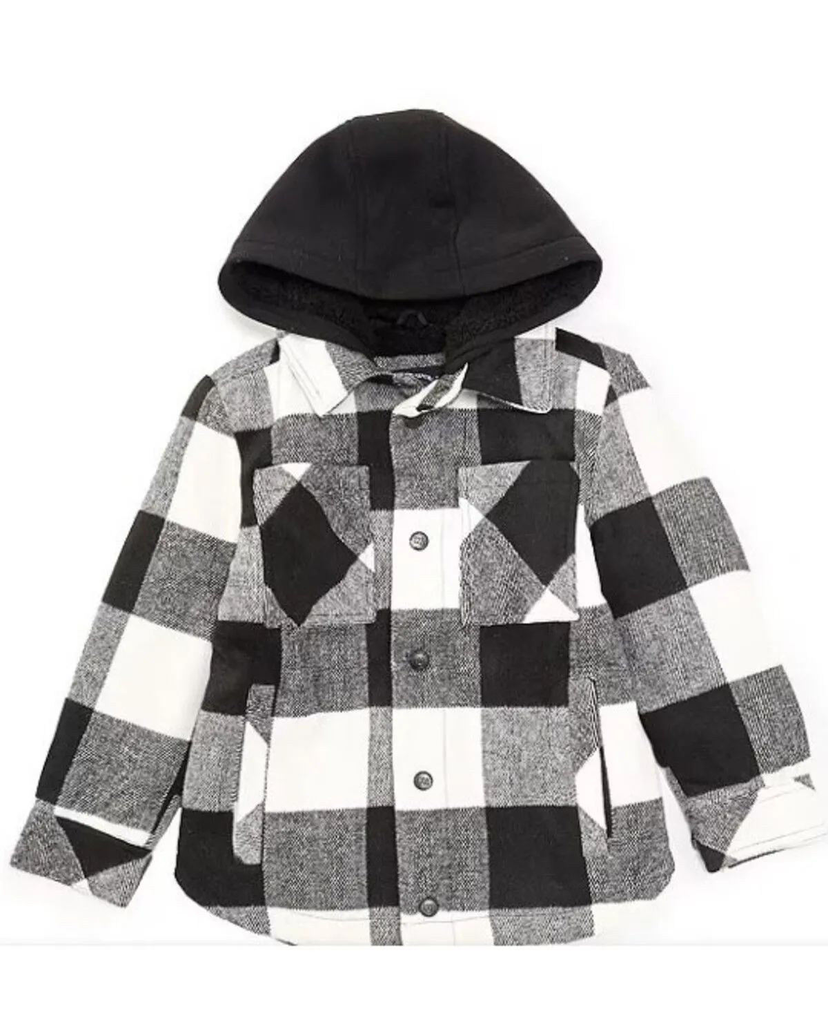 Product Name:  Urban Republic Toddler Boys' Plaid Print Removeable Hooded Jacket