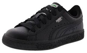 Puma Kids Basket LFS Classic Lace Up Sneakers