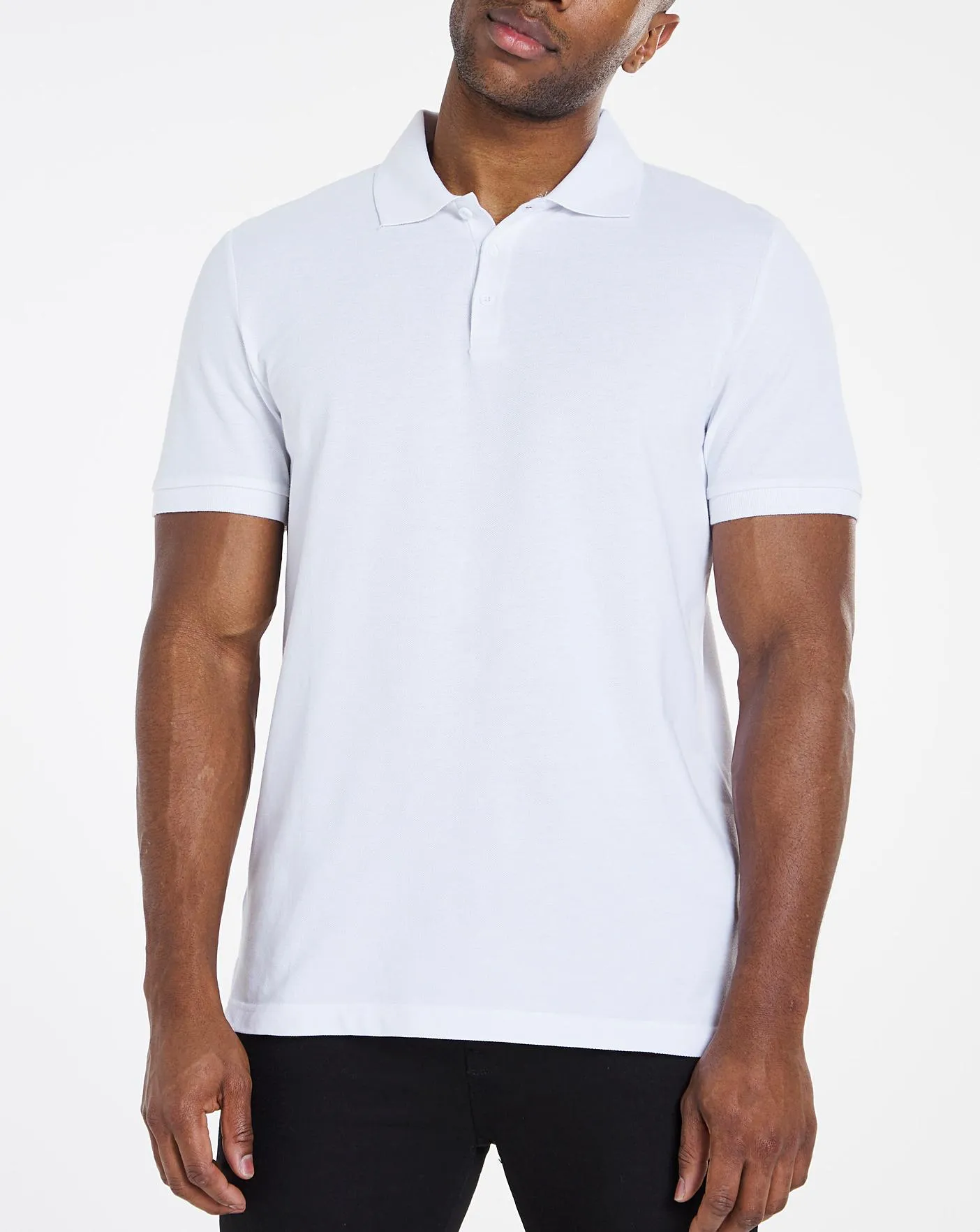 Pure Cotton Pique Polo Long