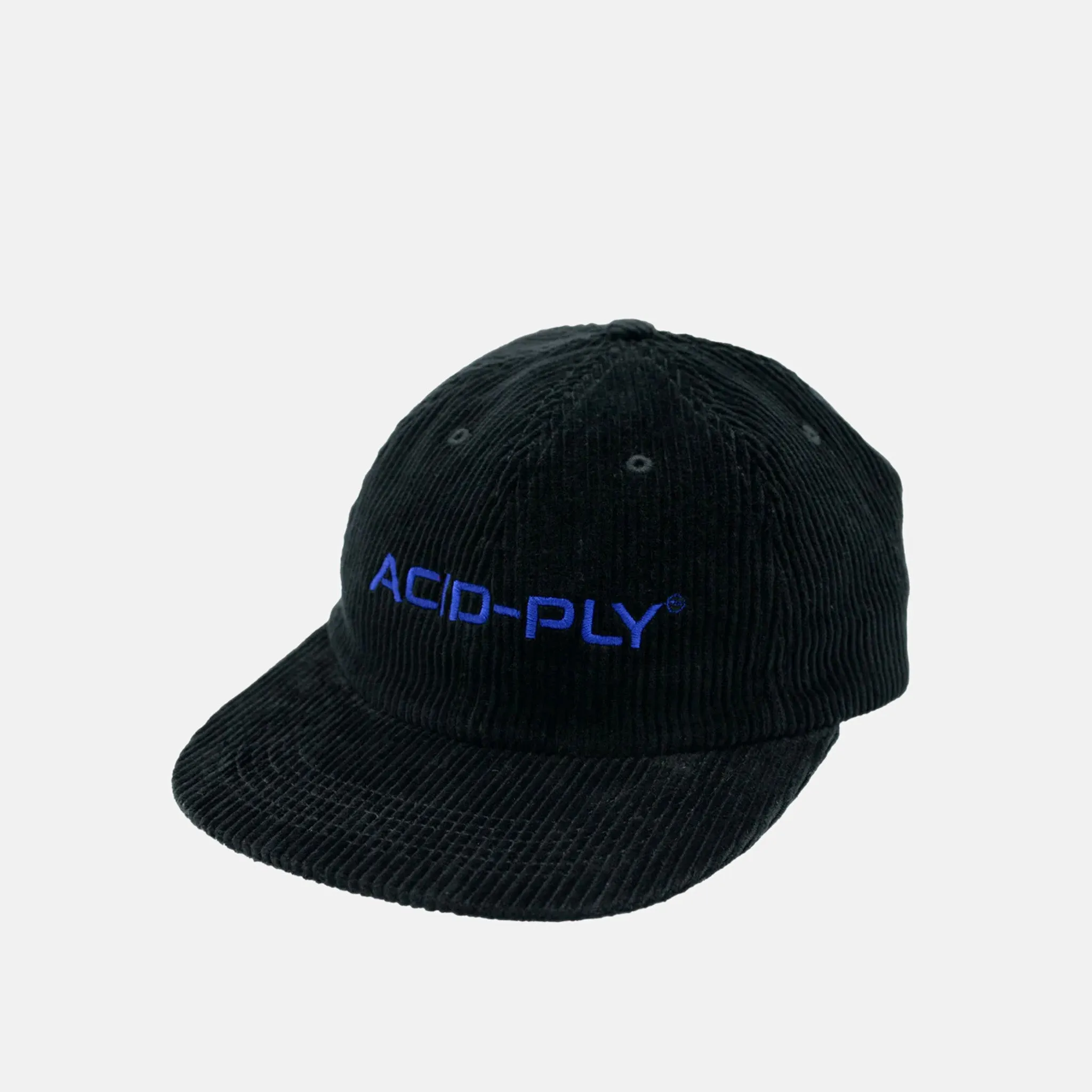 Quasi Skateboards - Acid Ply 6-Panel Corduroy Cap - Black