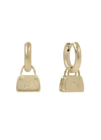 Radley London 18ct Gold Plated Handbag Charm Earrings | Grattan