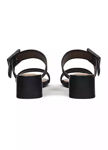 Radley London Black Buckle Mule Buckle Mule Sandals | Kaleidoscope