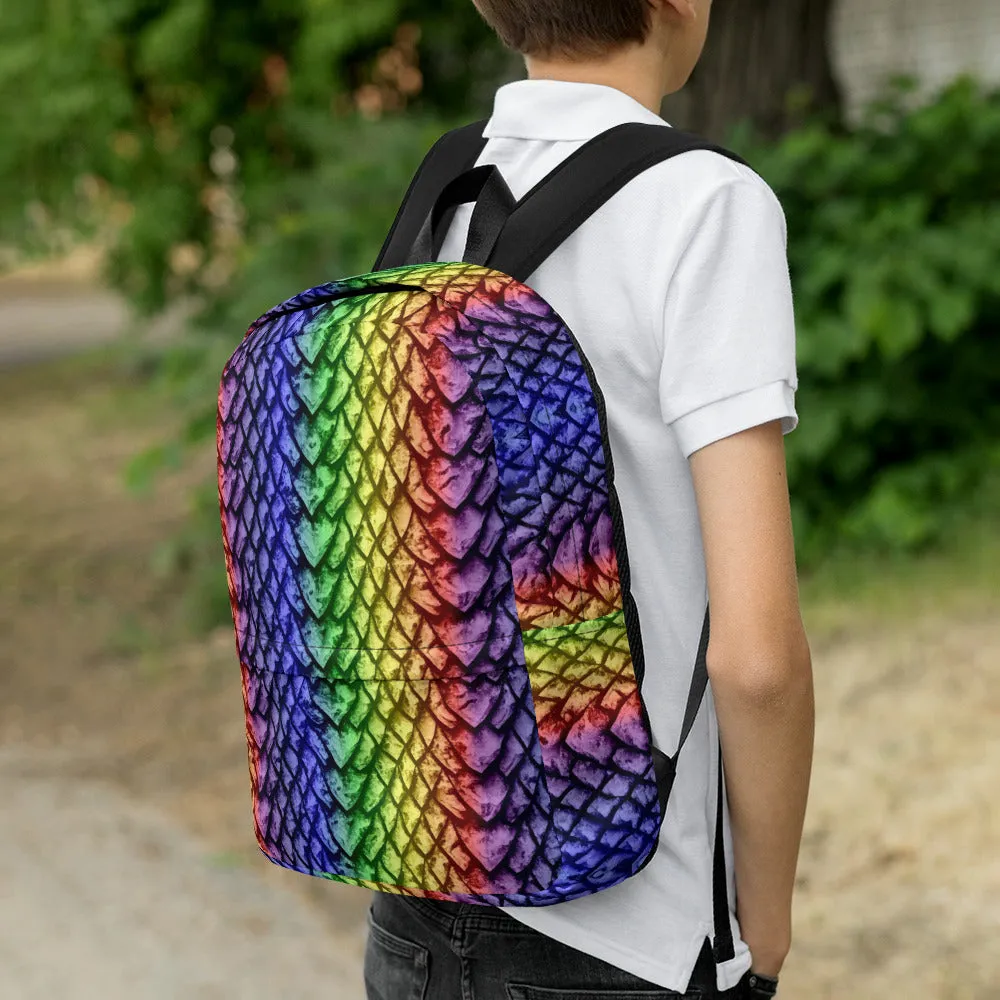 Rainbow Dragon Scale Backpack