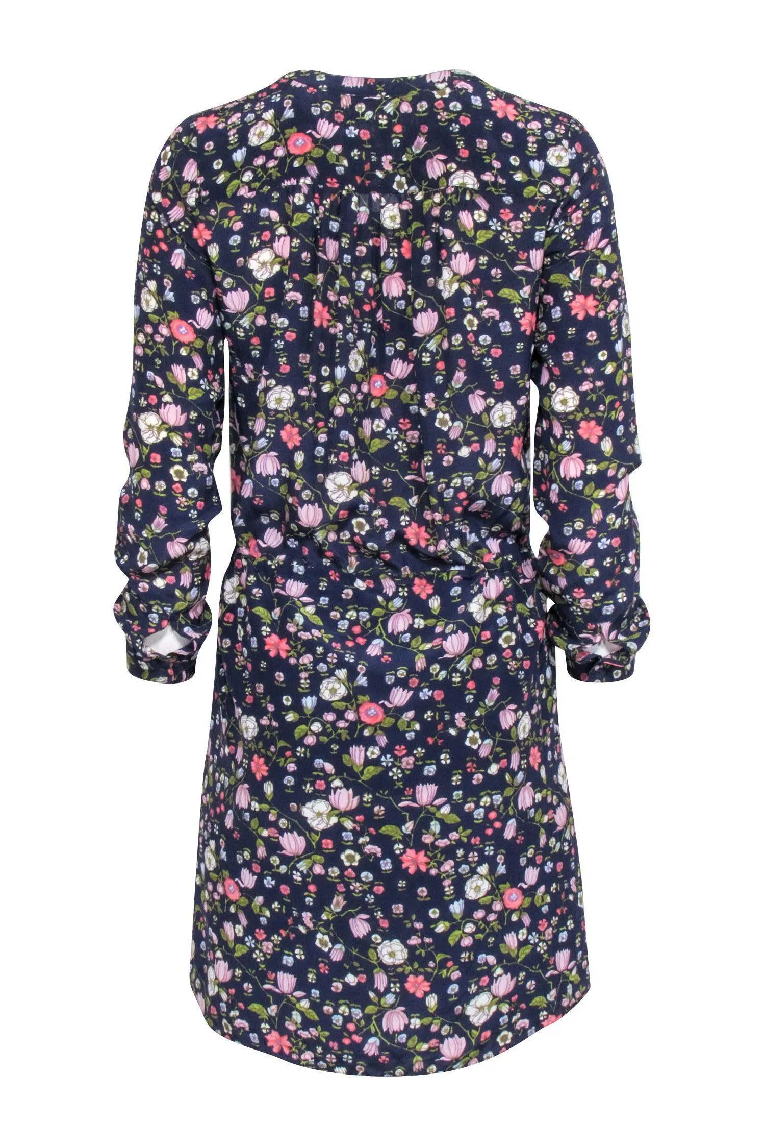 Rebecca Taylor - Navy & Multicolor Floral Print Dress Sz 00