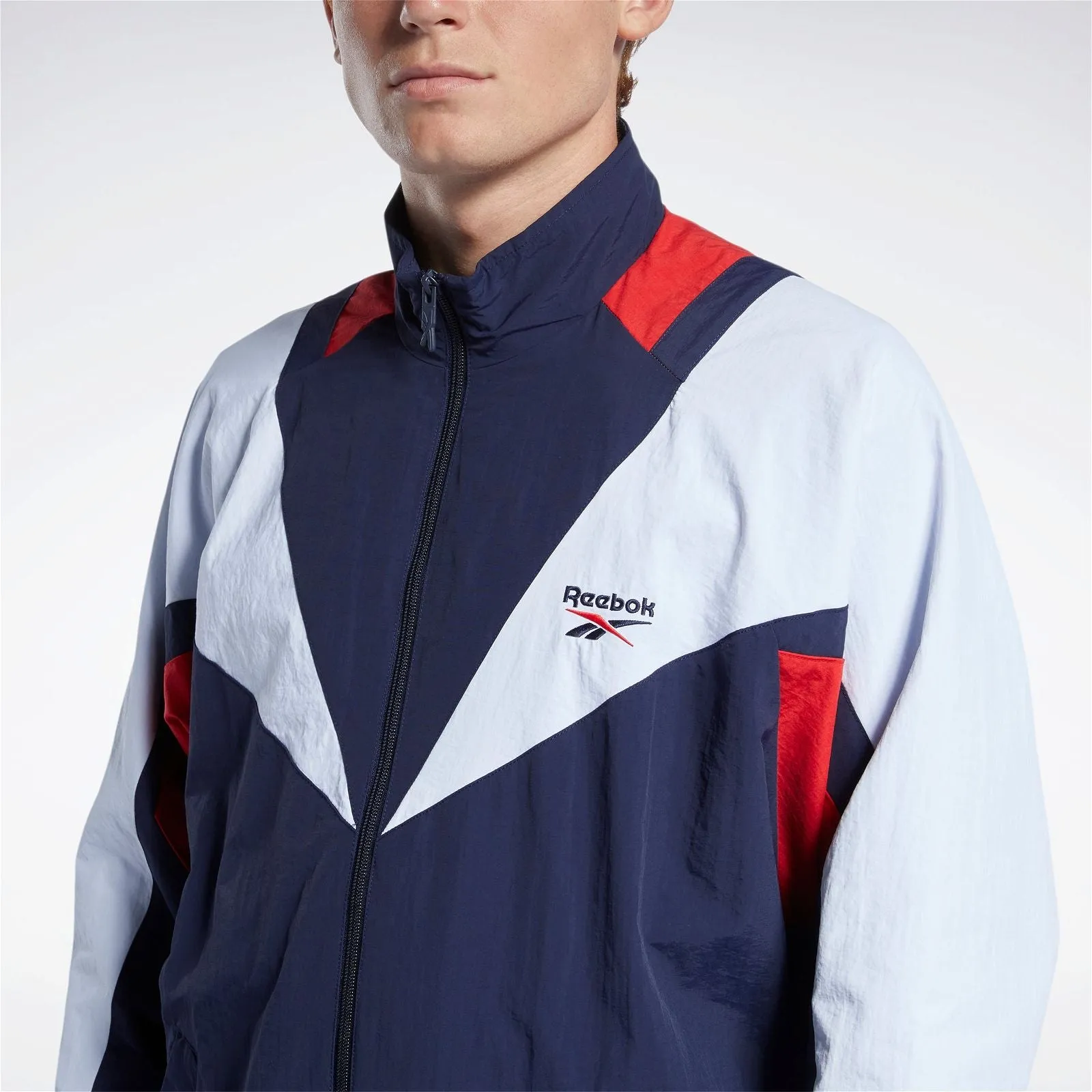 Reebok Classic Twin Vector Retro 90s Track Top - Navy