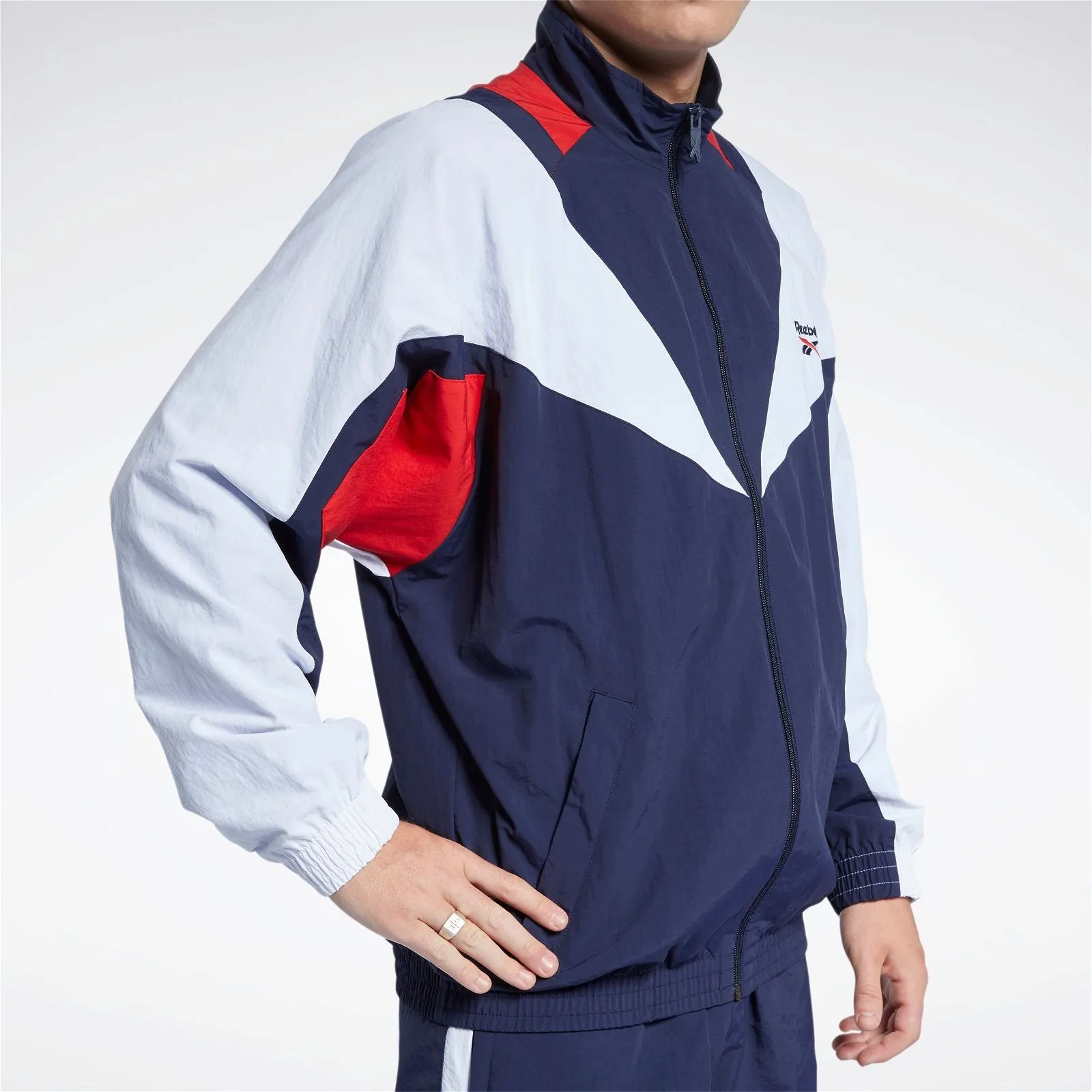 Reebok Classic Twin Vector Retro 90s Track Top - Navy