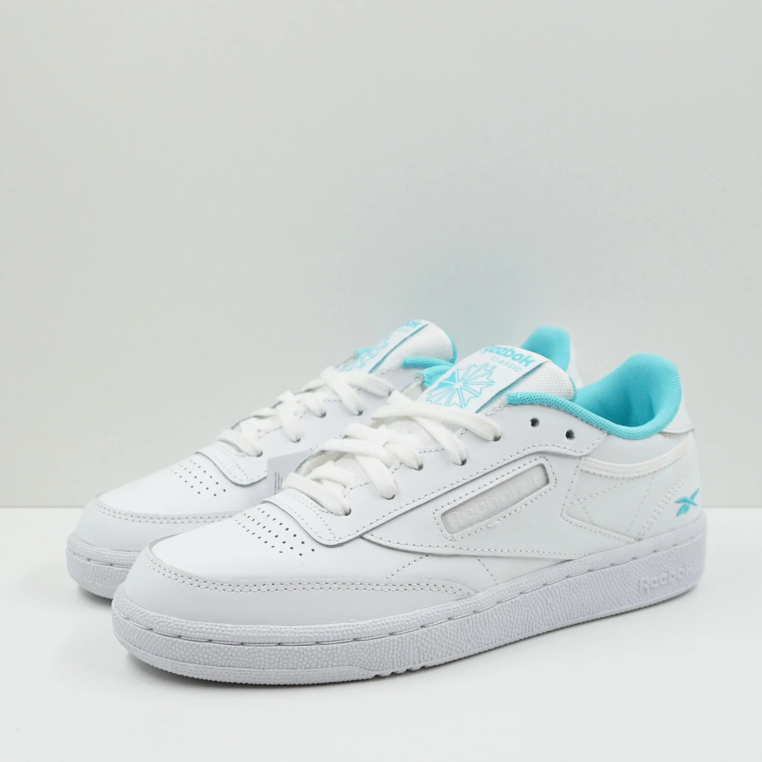 Reebok Club C 85 White Neon Blue (W)