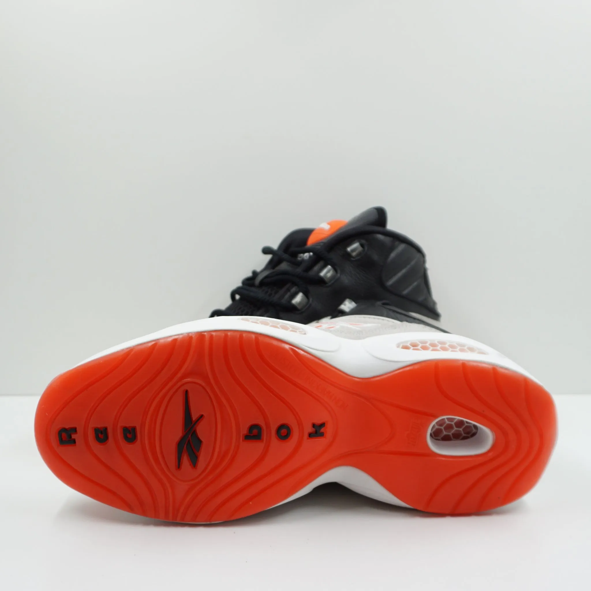 Reebok Pump Question Black Steel Orange