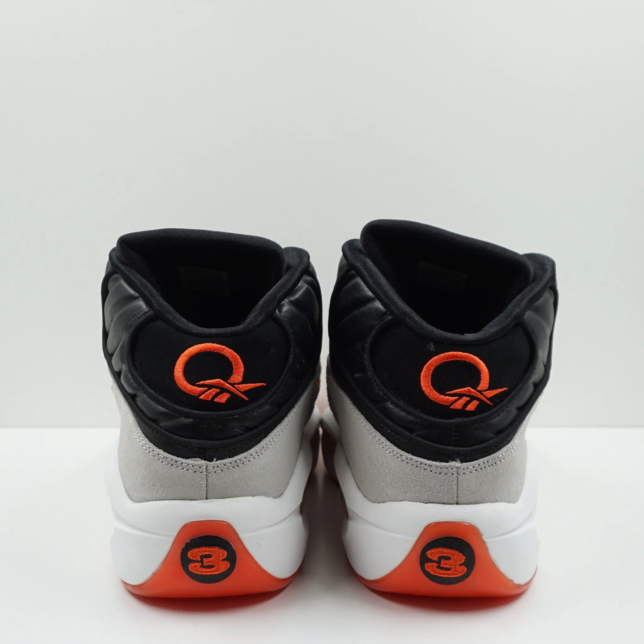 Reebok Pump Question Black Steel Orange