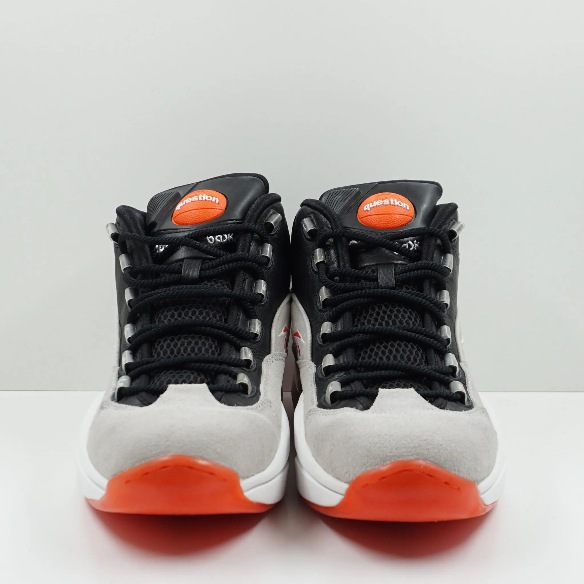 Reebok Pump Question Black Steel Orange