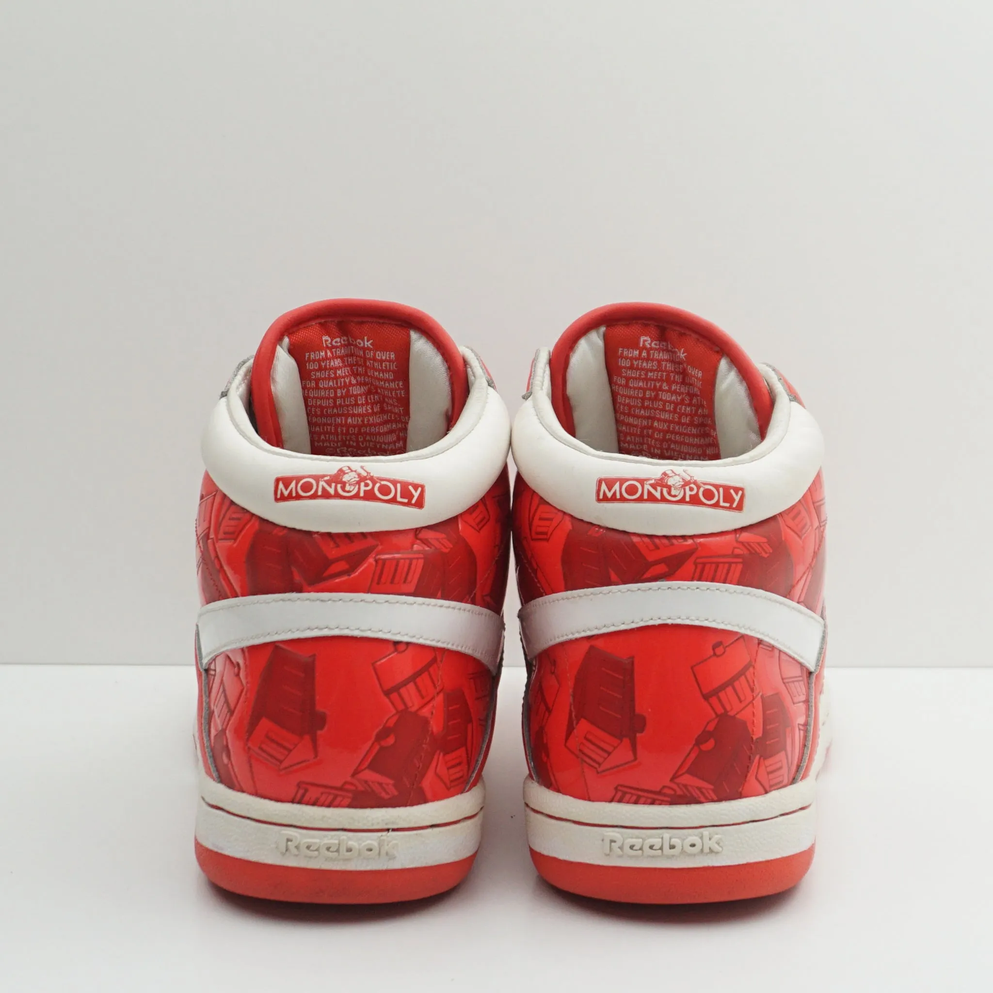 Reebok x Hasbro Monopoly Red