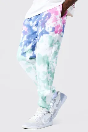 Regular Man Graphic Print Tie Dye Joggers