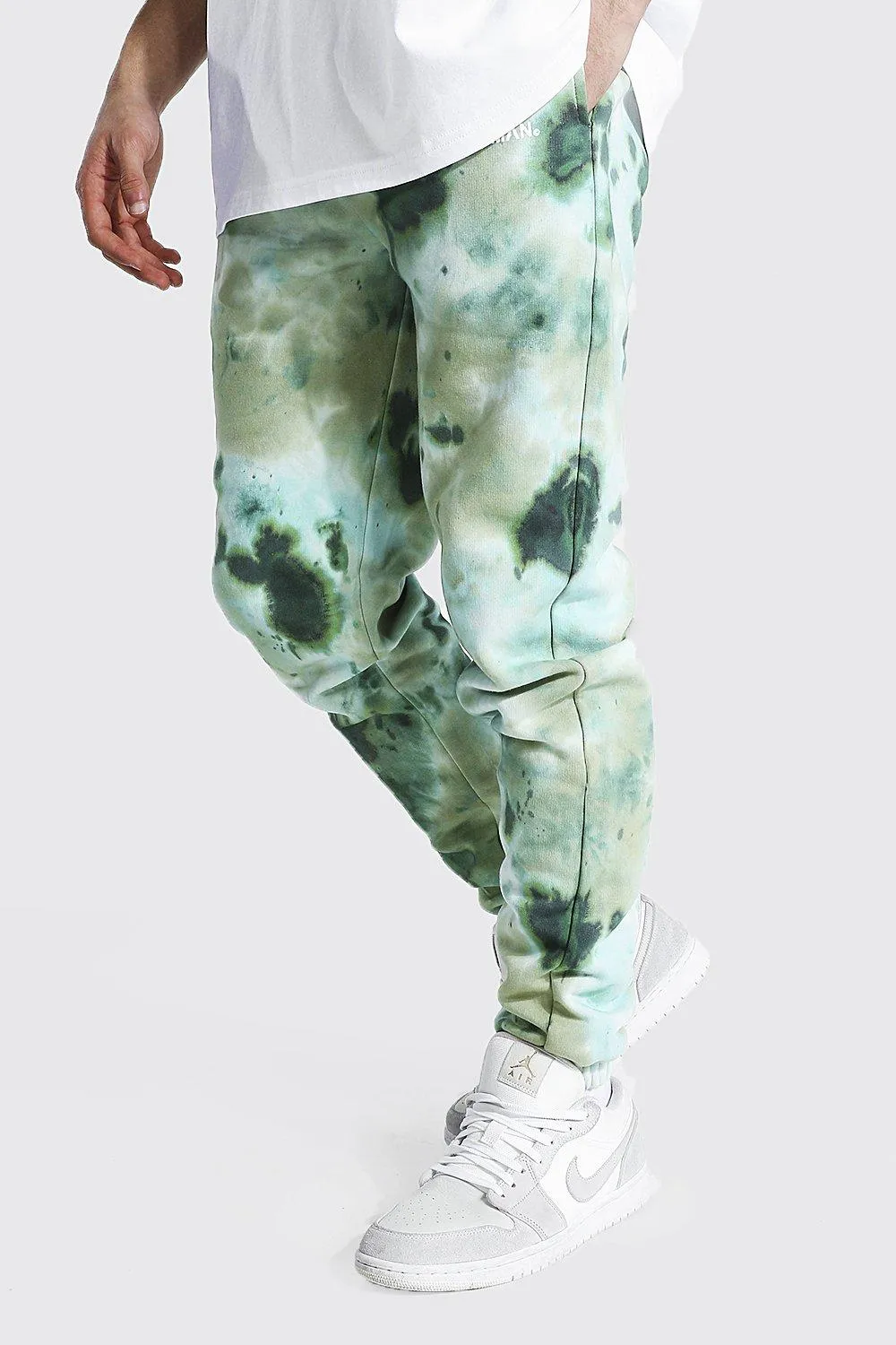 Regular Man Official Tie Dye Joggers | boohooMAN UK