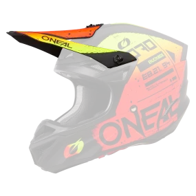 Replacement 5 SRS Scarz Black/Red Helmet Visor