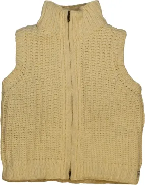 Reversible Teddy Knitted Zip Up Vest | ThriftTale