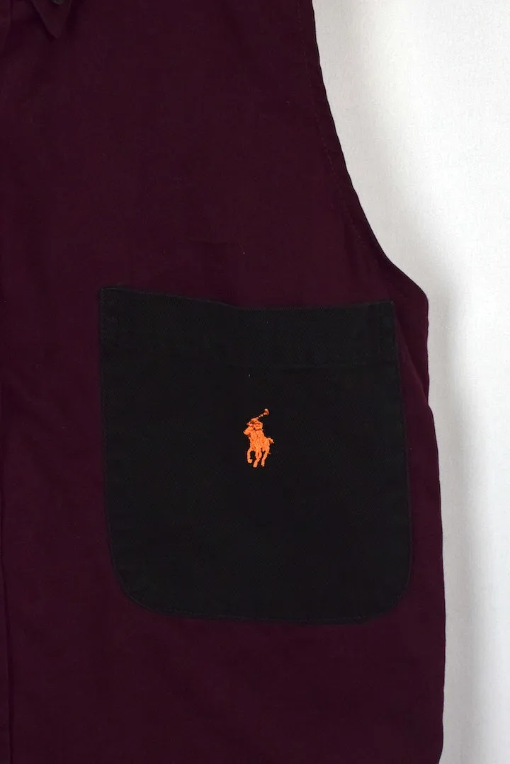 Reworked Cropped Ralph Lauren Brand Top