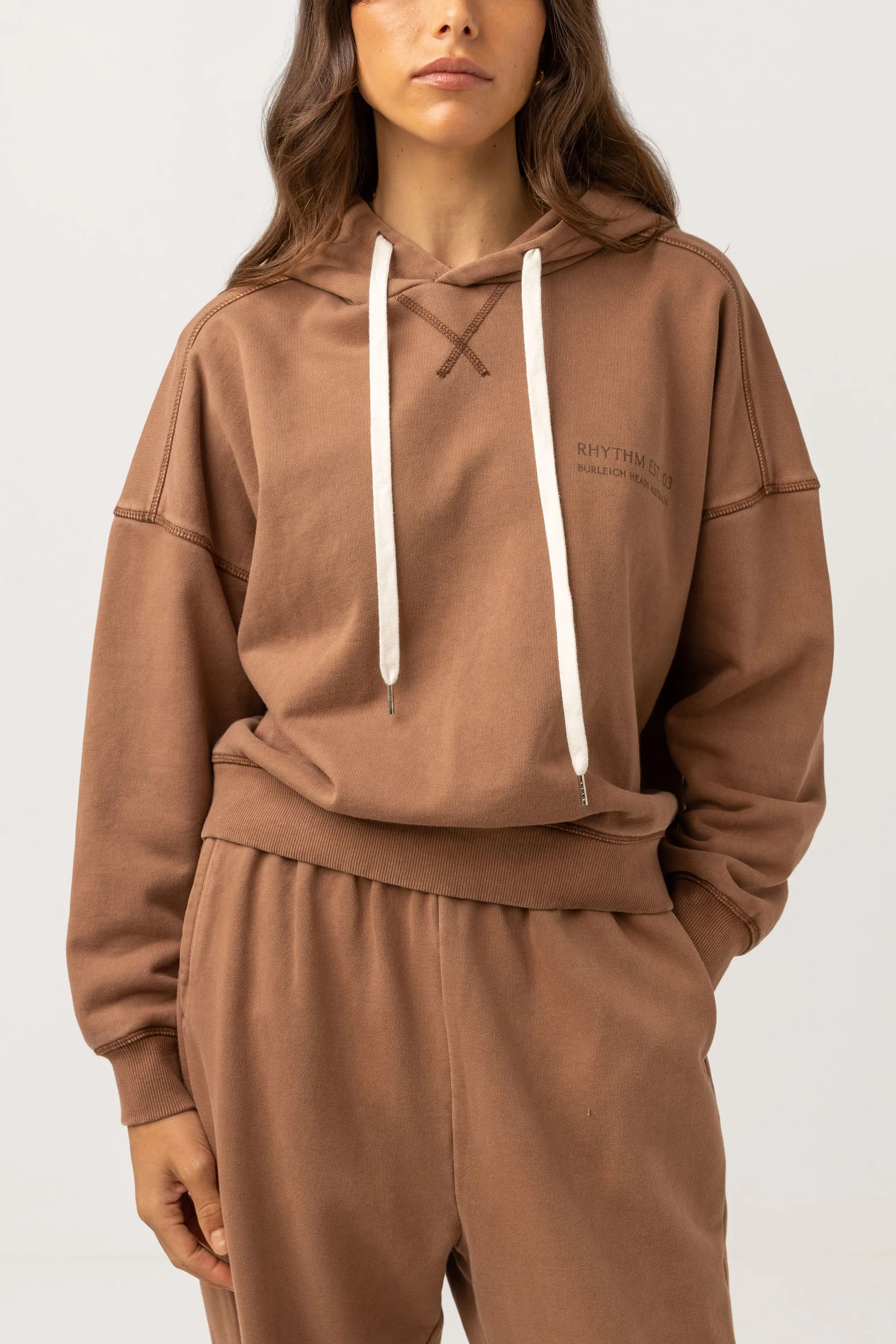 Rhythm Core Hooded Fleece Chocolate