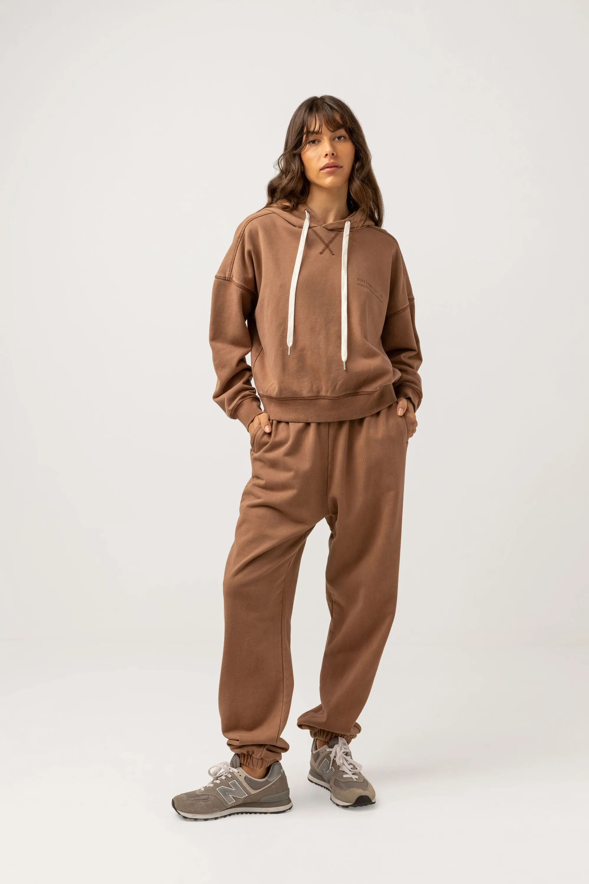 Rhythm Core Hooded Fleece Chocolate