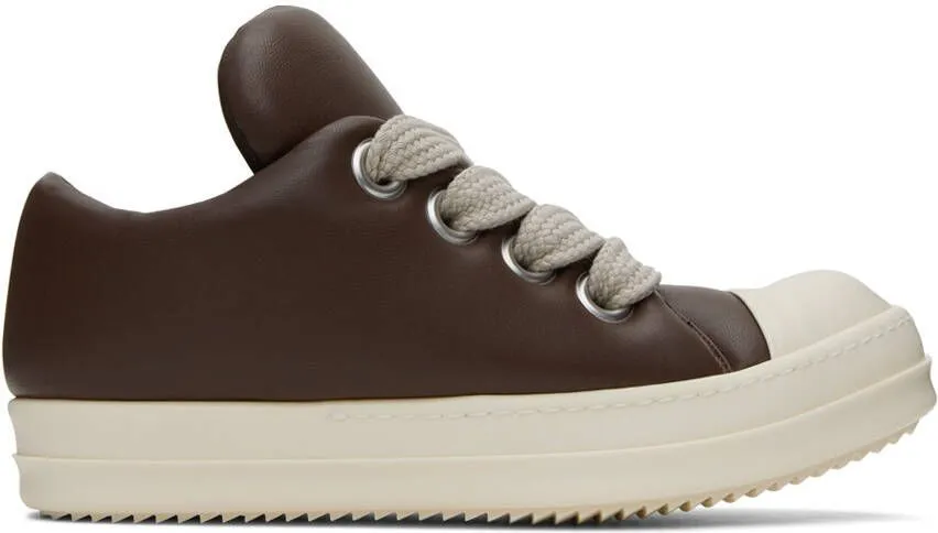 Rick Owens Brown Low Sneakers