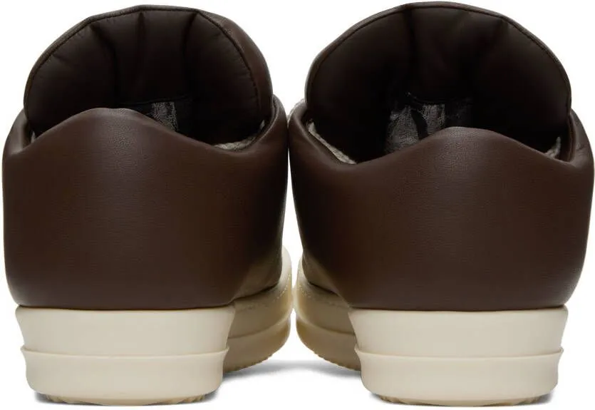 Rick Owens Brown Low Sneakers