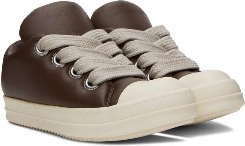 Rick Owens Brown Low Sneakers