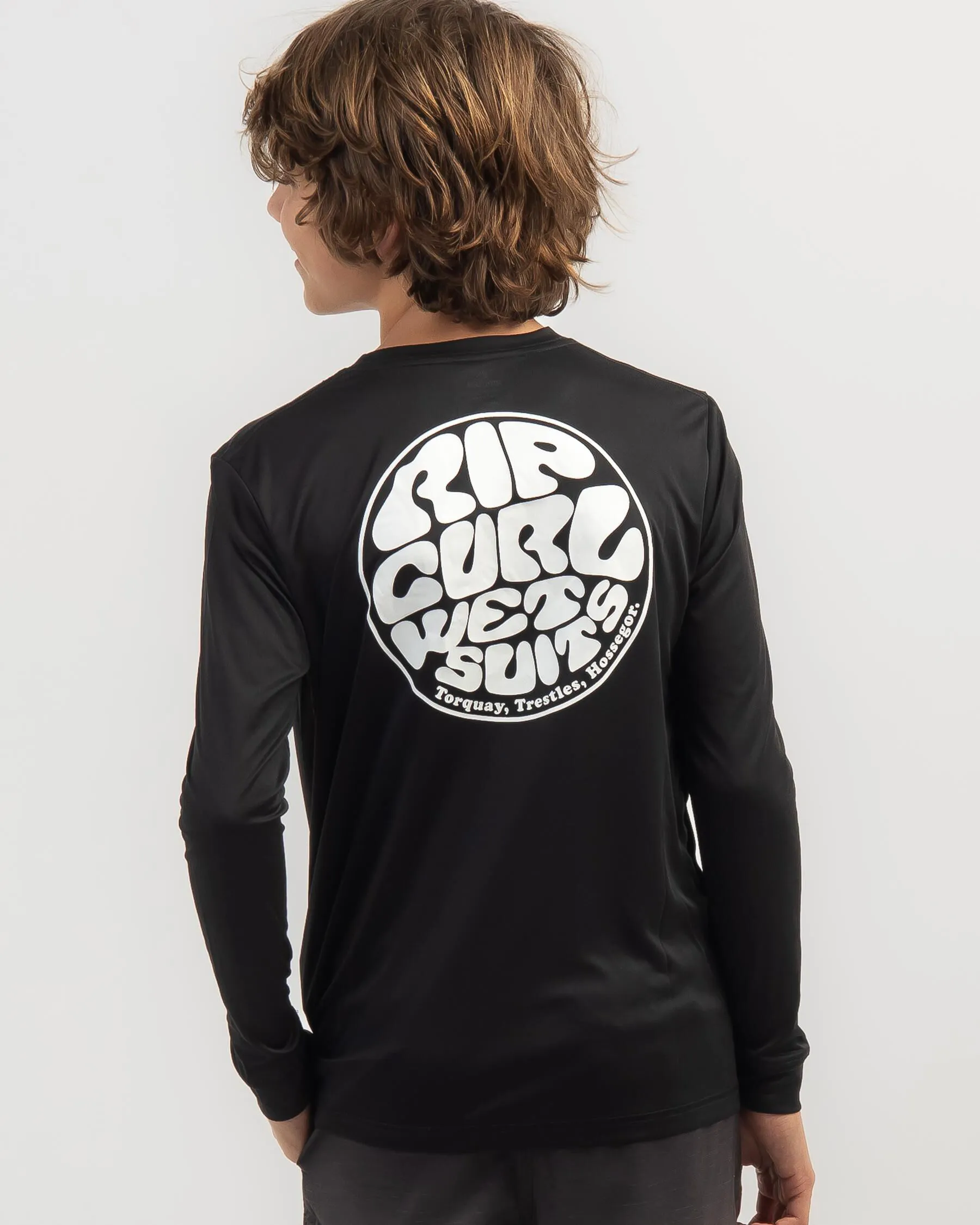 Rip Curl Boys' Icons Surflite Long Sleeve Rash Vest