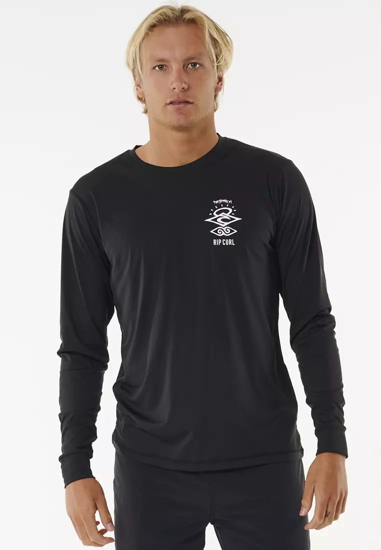 Rip Curl Icons Surflite UPF Long Sleeve Rash Vest