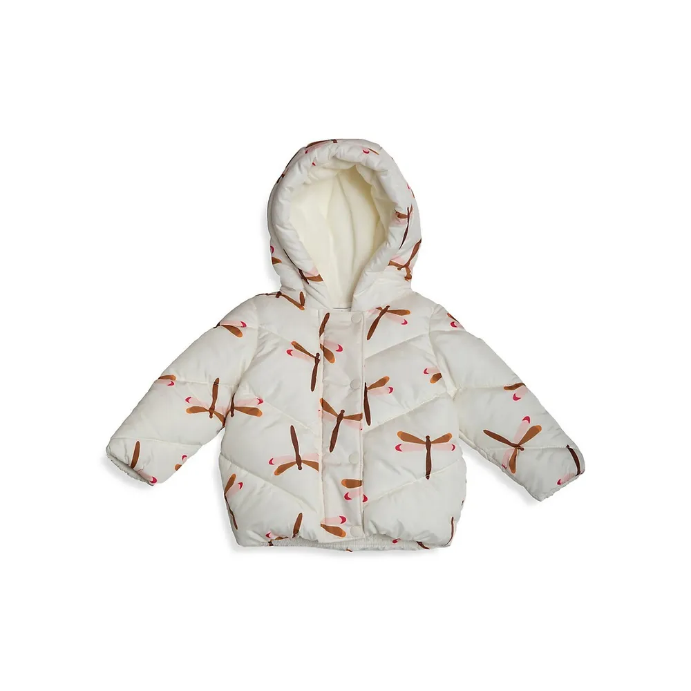 RISE LITTLE EARTHLING Baby GIrl's Puffer Jacket