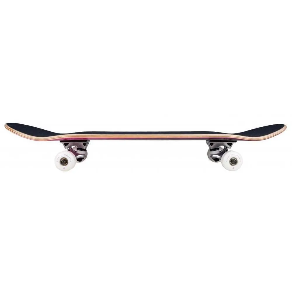 Rocket Complete Skateboard Double Dipped Purple Black 7.75