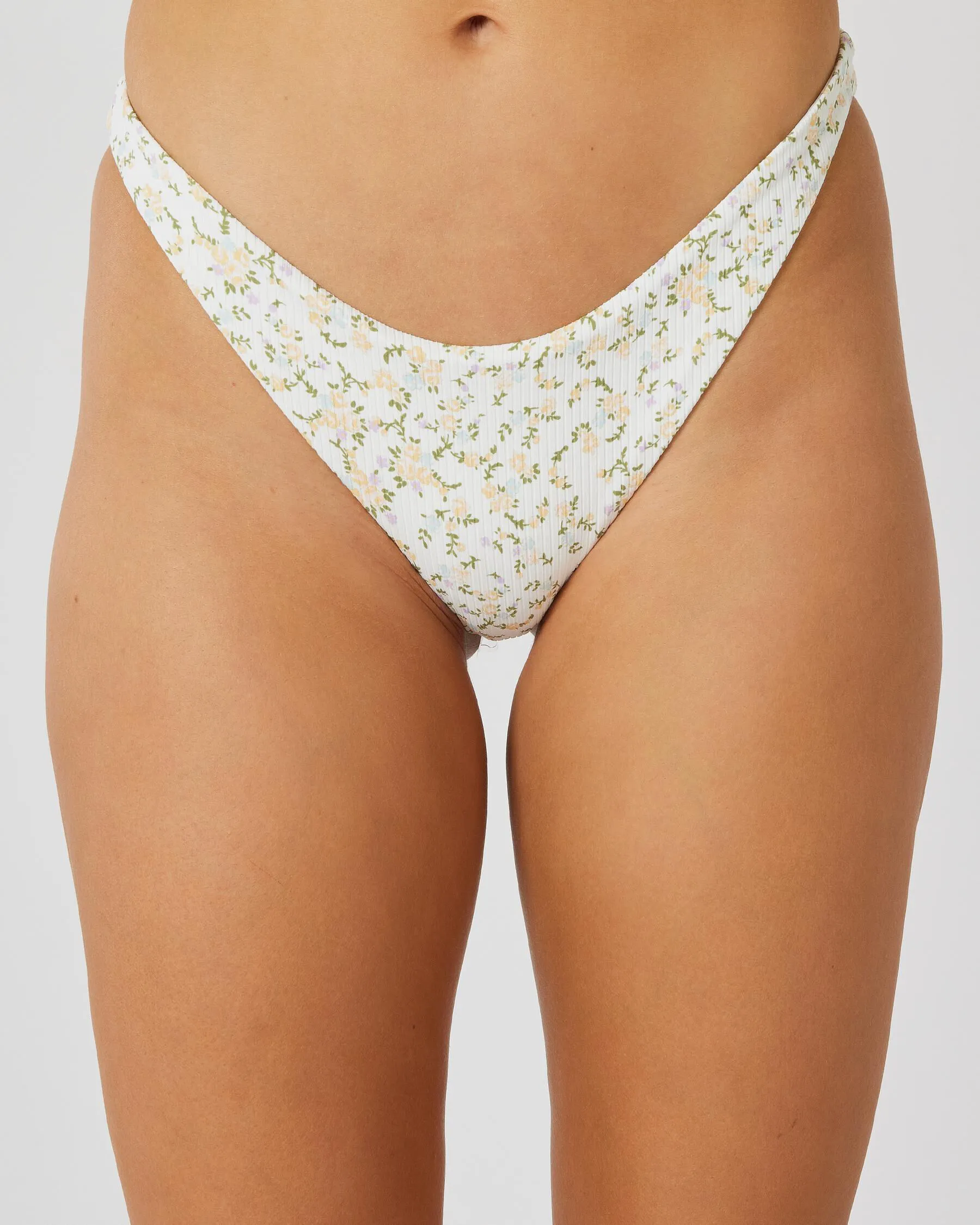 RVCA Ditsy Rib Medium French Bikini Bottom