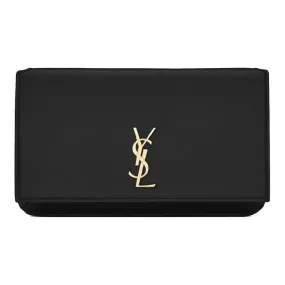     Saint Laurent   YSL Monogram Gold Logo Cowhide Smooth Leather Crossbody Bag