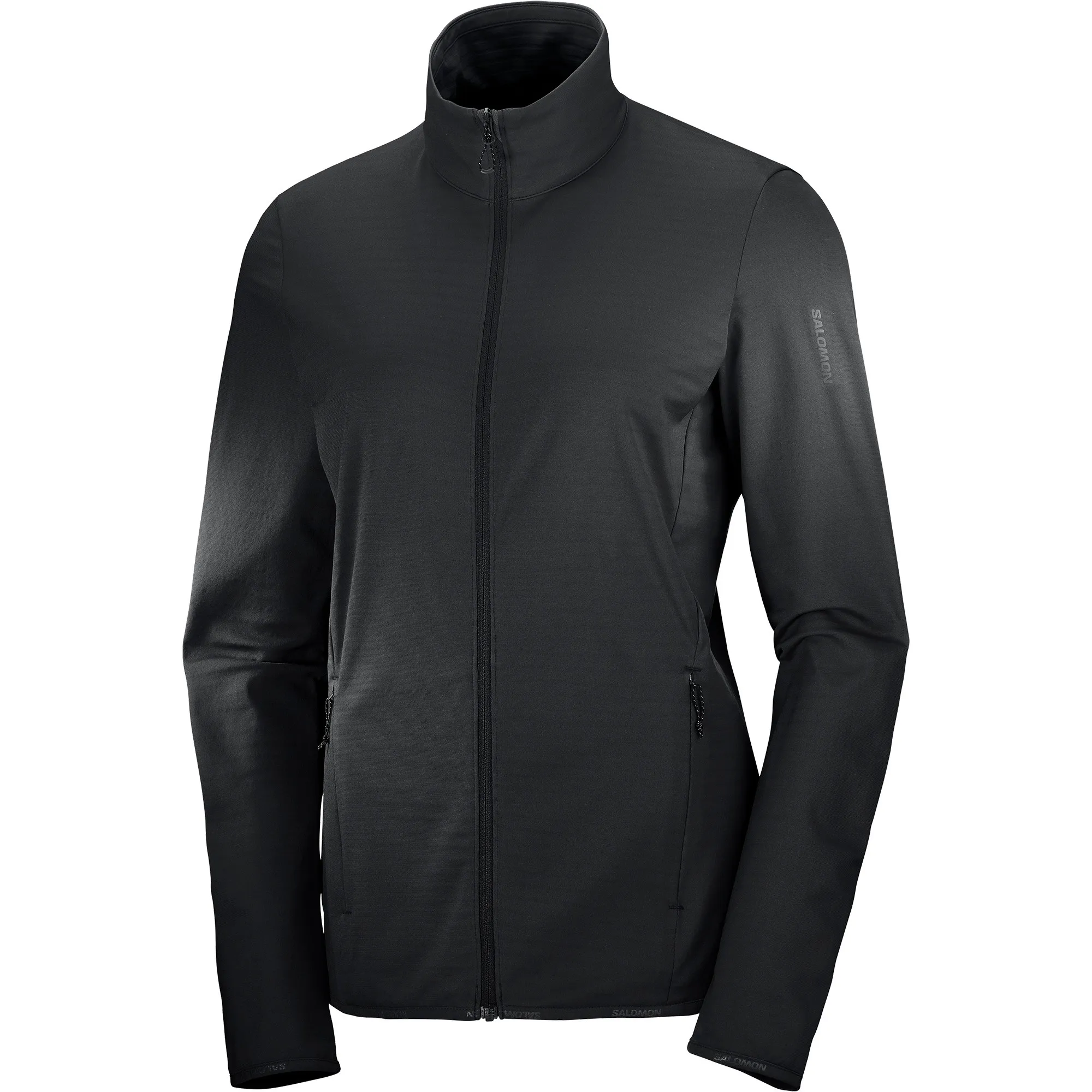 Salomon Women's Outrack Full Zip Mid Deep Black | Buy Salomon Women's Outrack Full Zip Mid Deep Black here | Outnorth