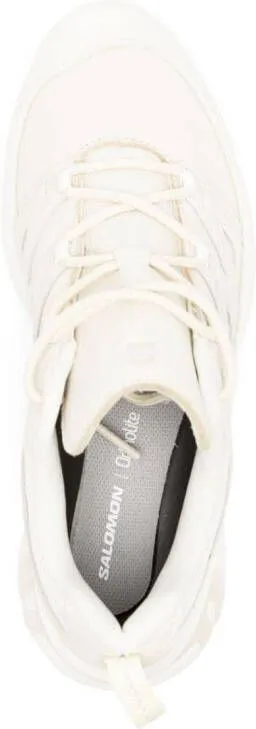Salomon XT-6 Expense leather sneakers Neutrals
