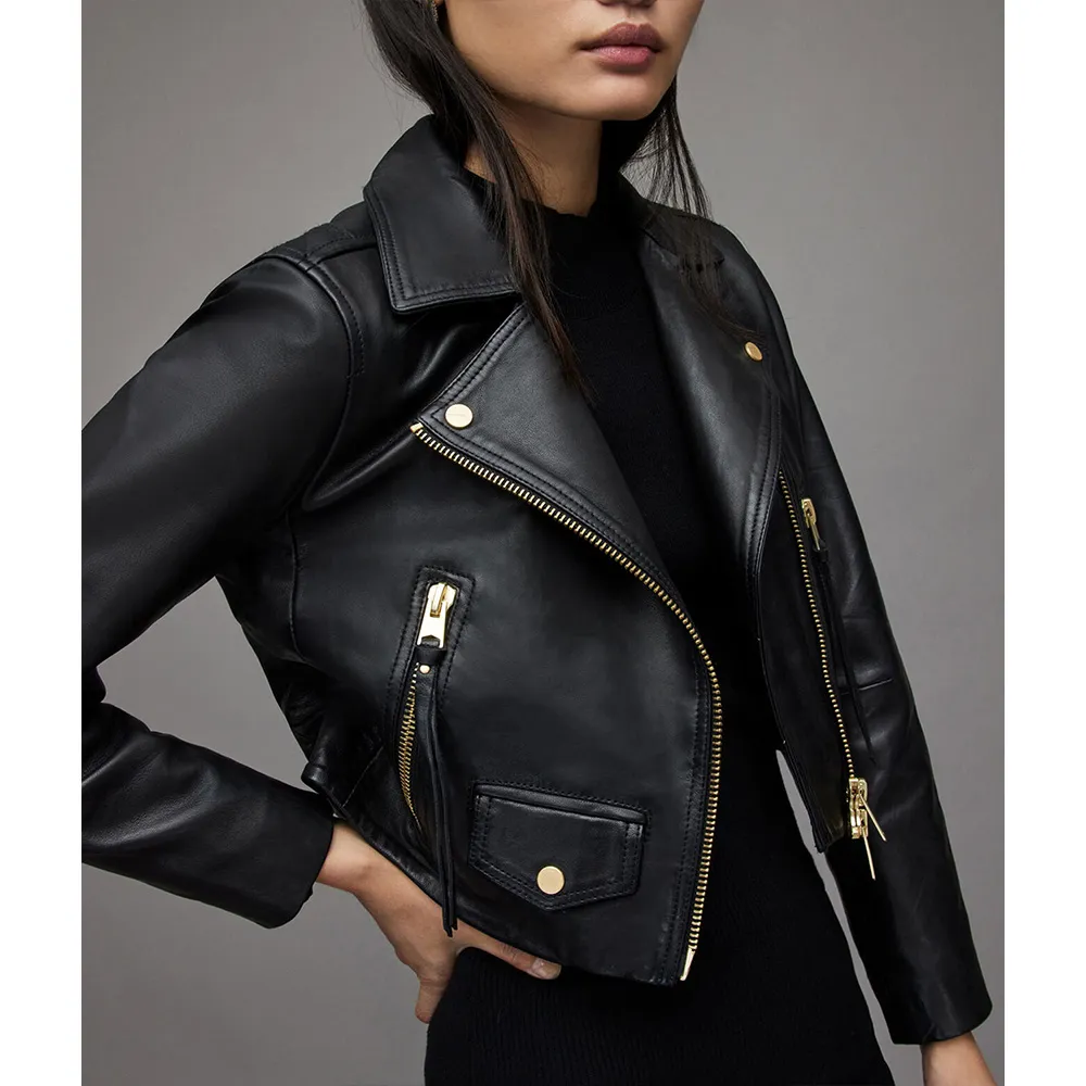 Samantha Logan All American Season 5 Cropped Leather Jacket