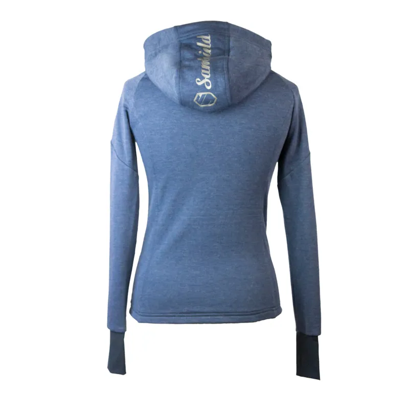 Samshield Stella Ladies Zip Fleece Hoodie - Light Navy