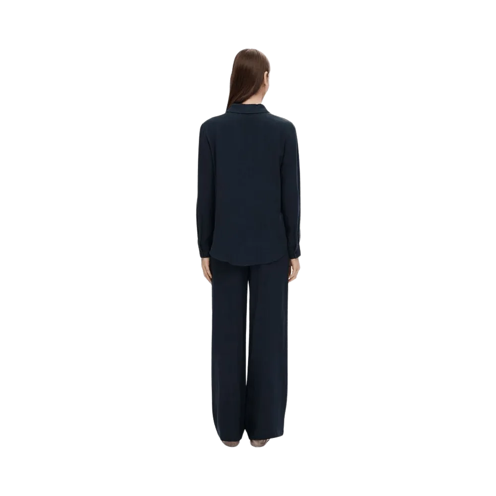 Selected Femme Viva Guila High-Waisted Linen Trousers