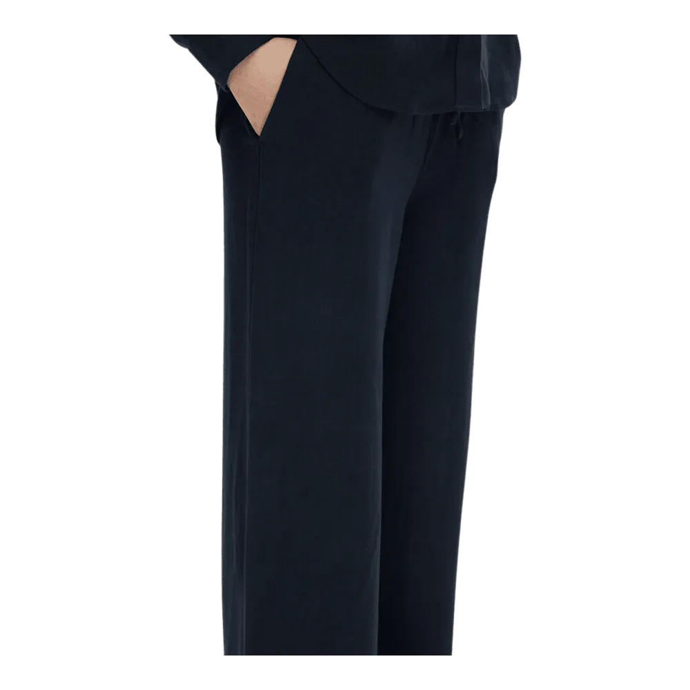 Selected Femme Viva Guila High-Waisted Linen Trousers