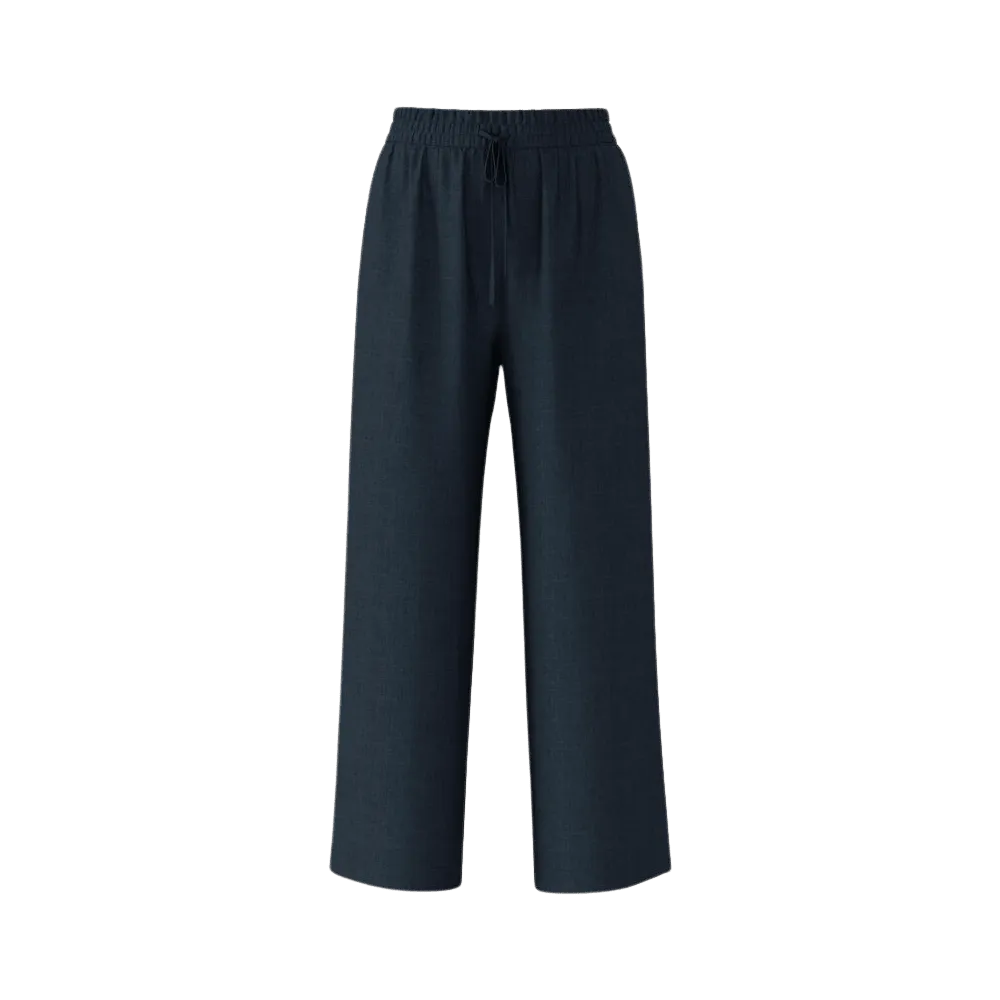 Selected Femme Viva Guila High-Waisted Linen Trousers