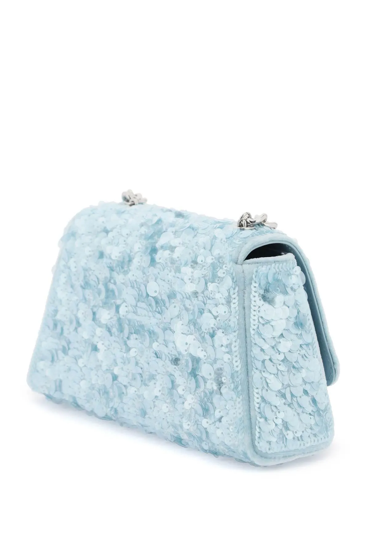 Self Portrait    Self Portrait Sequined Bow Mini Shoulder Bag