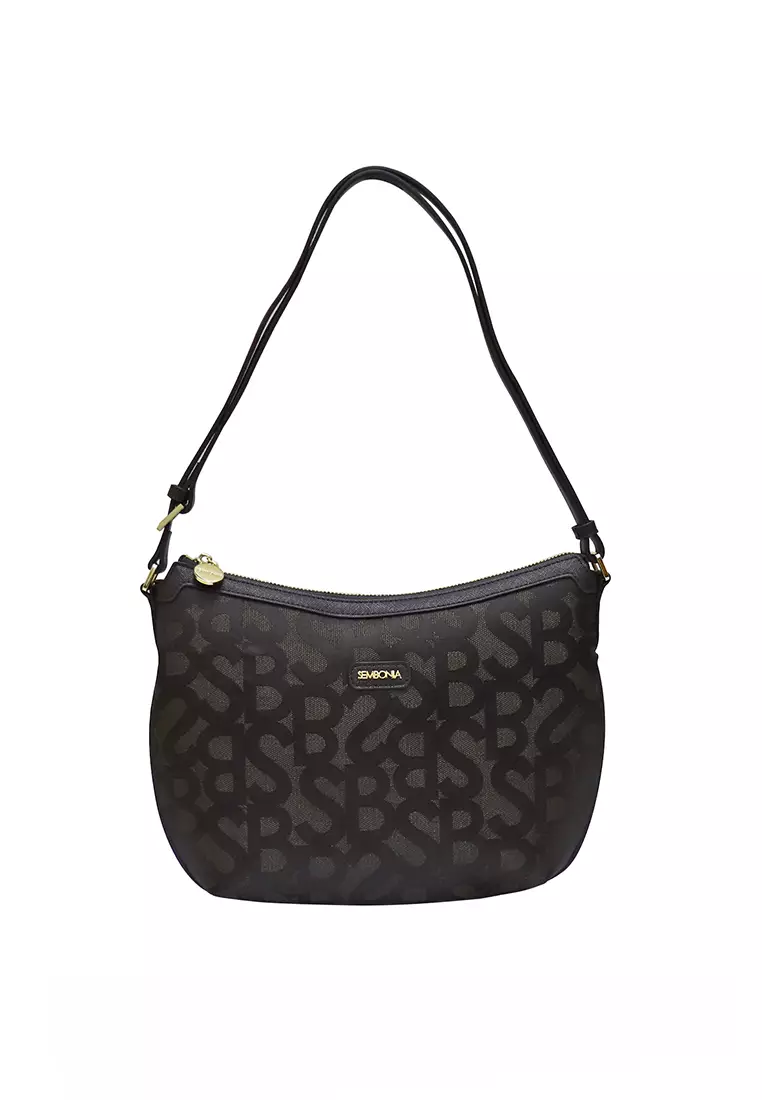 SEMBONIA SEMBONIA LEIA SIGNATURE JACQUARD SHOULDER BAG 63662-005