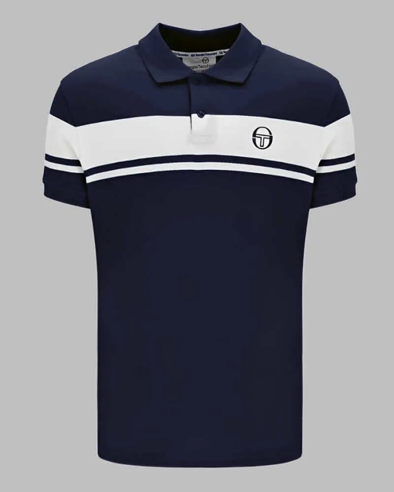 Sergio Tacchini YOUNG LINE Polo Maritime Blue-White